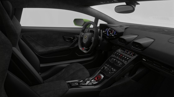 Lamborghini Huracan inside