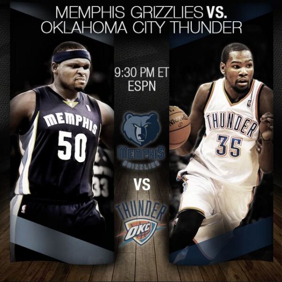 NBA Playoffs 2014: OKC Thunder vs Memphis Grizzlies