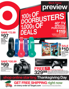 Target Black Friday 2014 Sales Ads