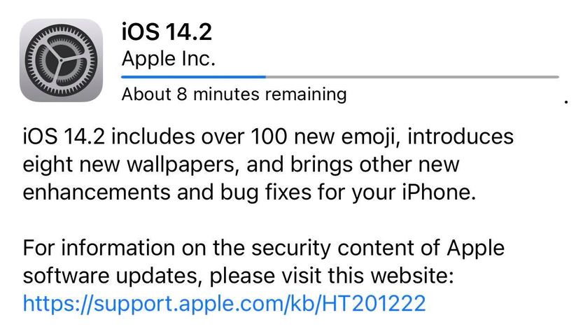 iOS 14.2 Software Update